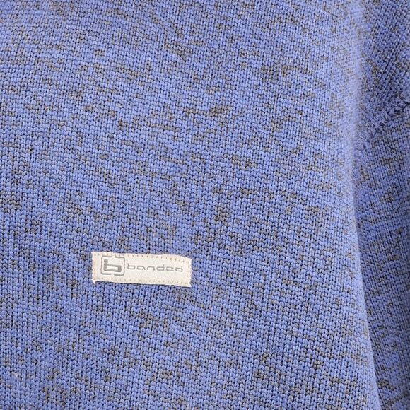 Banded Men's Heathered Fleece Quarter Zip Pullover - XL - Picture 4 of 7